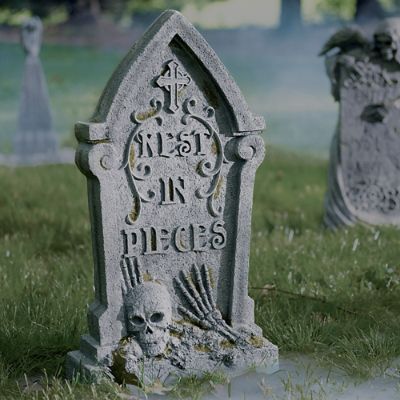 Rest in Pieces Tombstone | Grandin Road | Grandin Road