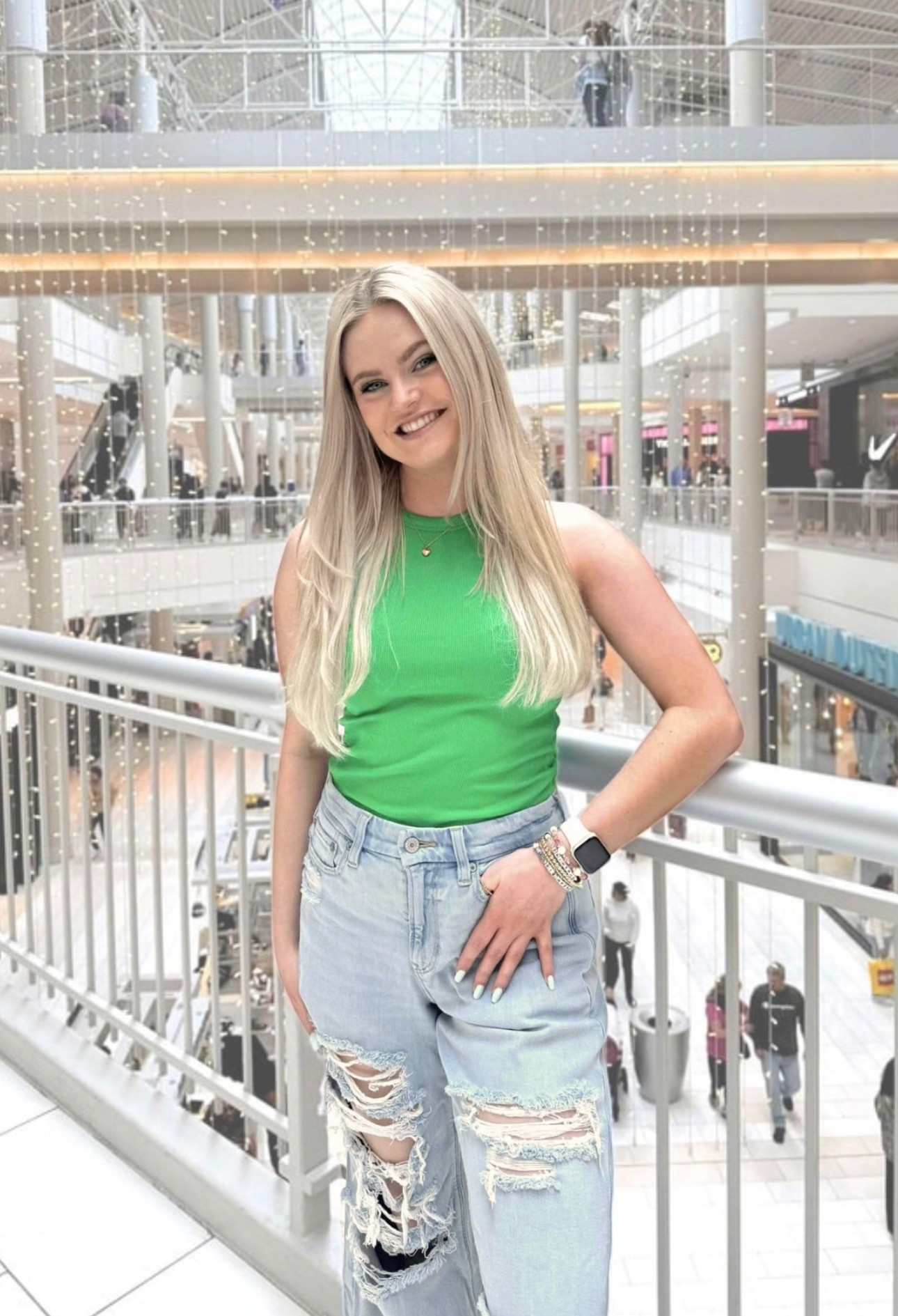 Shopping outfit for spring 🍀💐✨🛍️ Bracelets are from Coastal Boutiquee

#LTKStyleTip #LTKSeasonal