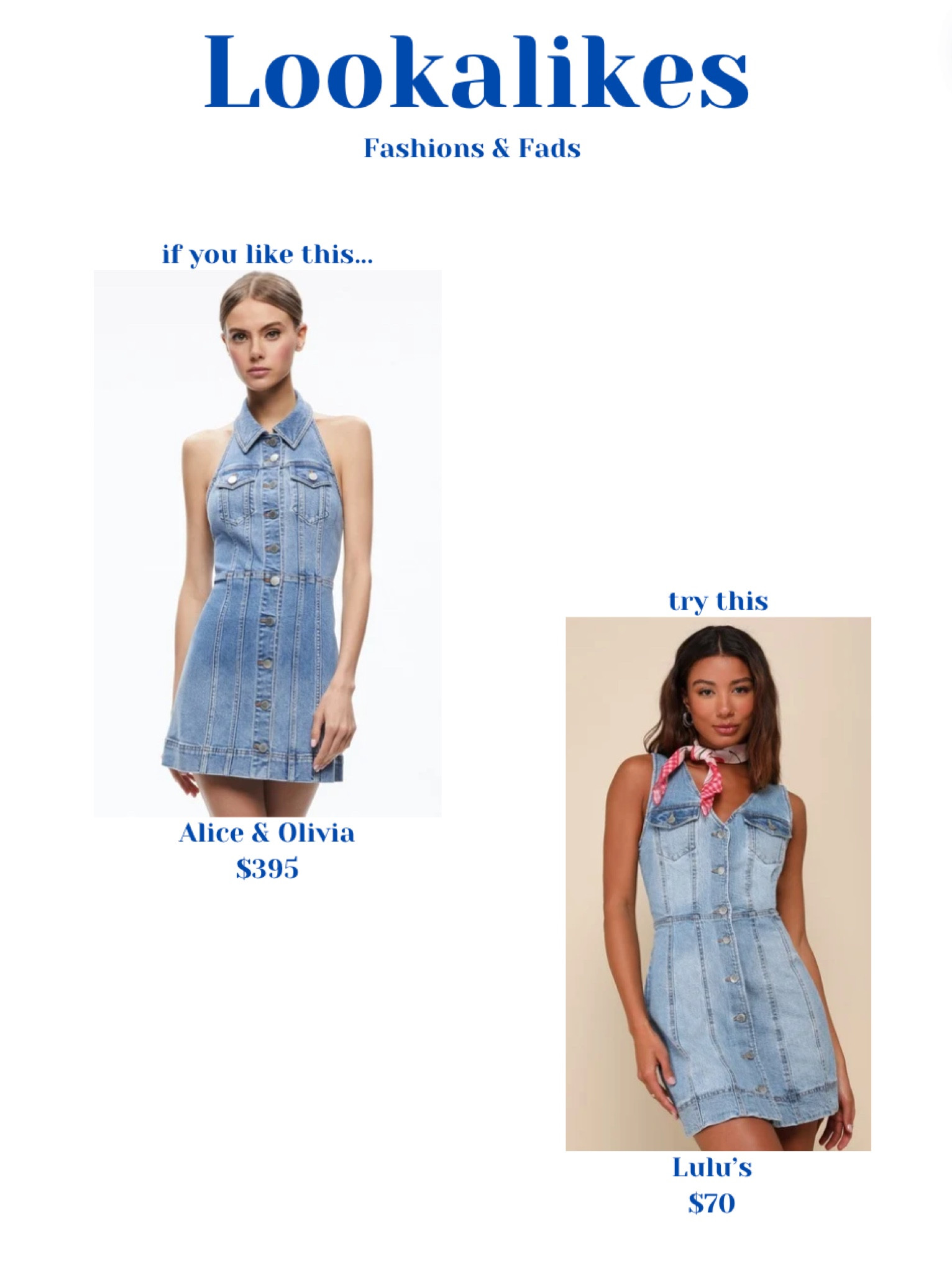 Denim dress!! Perfect summer staple




Summer dress
Fall dress
Spring dress
Denim dress
Jean dress
Mini dress
Short dress
Alice and Olivia dress
Lulus dress
Country concert outfit
Country outfit
Western outfit
Cowgirl style
Western style
Country girl
Lookalike
Dupe
Similar
Music festival
Festival outfit


#LTKStyleTip #LTKFindsUnder100