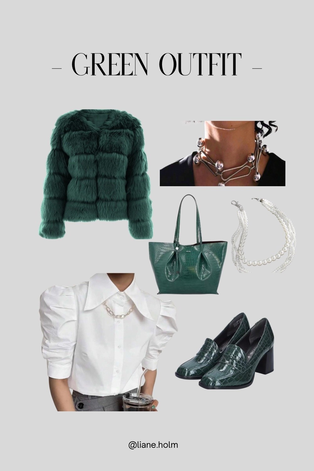 My Fall Colour Hack at 52 💚👇

1️⃣ Build your base
Eine cleane weiße Bluse + anthrazitfarbene Hose - neutral, modern, zeitlos — die perfekte Basis, die jedes Outfit braucht.

2️⃣ Add your attitude
Ketten, Kragen, kleine Details >>>
That’s how a simple look becomes your look.

3️⃣Choose one statement colour
Bei mir: Tiefgrün.
For fall, I lean into deep green. It’s bold without shouting, elegant without trying.

4️⃣ Layer in tonal magic
Matching socks, loafers and a jacket in tonal greens pull the whole look together — effortless harmony.

5️⃣ Confidence is the final accessory
At 52, I don’t dress to look younger -
I don’t dress to hide. I dress to express.

They say women over 50 should “tone it down”.
I say: wear what makes you feel alive.✨

💬 Welche Farbe bringt dich im Herbst zum Strahlen?
#fallstyle #agelessfashion #fashionover50 #outfitinspo #ootdidea 

#LTKshoes #LTKwinter #LTKstyletip