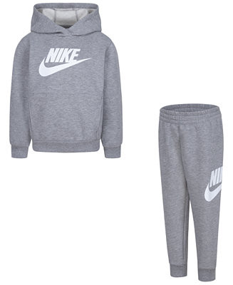 Nike Boys 4-7 Club Fleece Logo Hoodie and Sweatpants, 2-Piece Set  - Macy's | Macy's