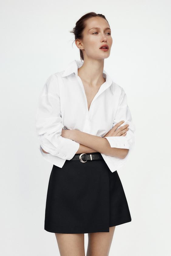 BASIC POPLIN SHIRT | Zara US