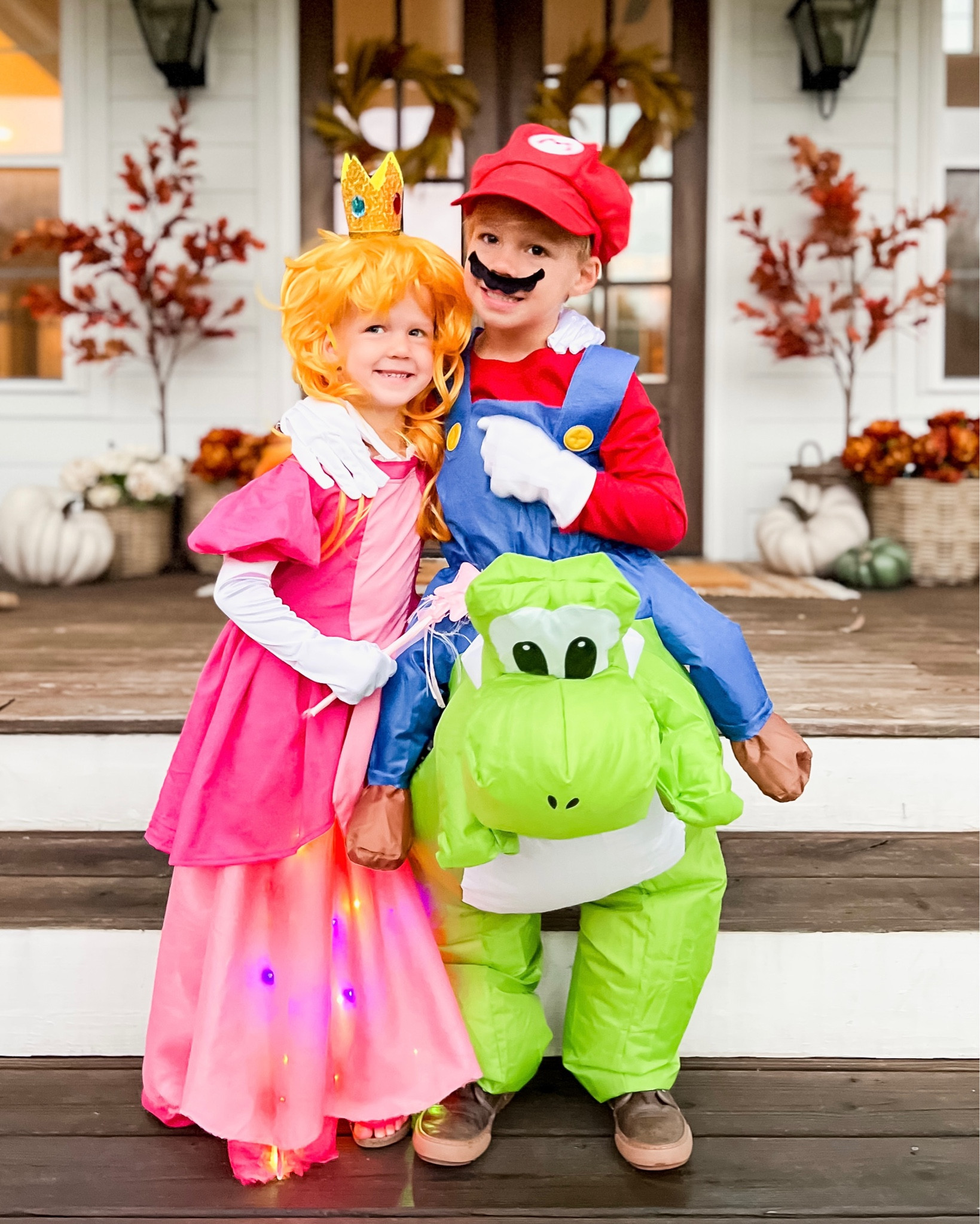 Halloween costumes family photos fall outfits trick or treat pumpkin season Mario princess peach super Mario bros kids costumes amazon finds spooky season front porch decor artificial faux silk trees and plants Couples costumes Halloween costumes super Mario bros brothers Luigi princess peach yoshi princess Daisy family costumes fall outfits front porch decor home accents trick or treat spooky season family costume ideas family of four Mario kart kids dress up blow up inflatable costume princess dresses Christmas gifts couples costumes

#LTKHalloween #LTKkids #LTKSeasonal