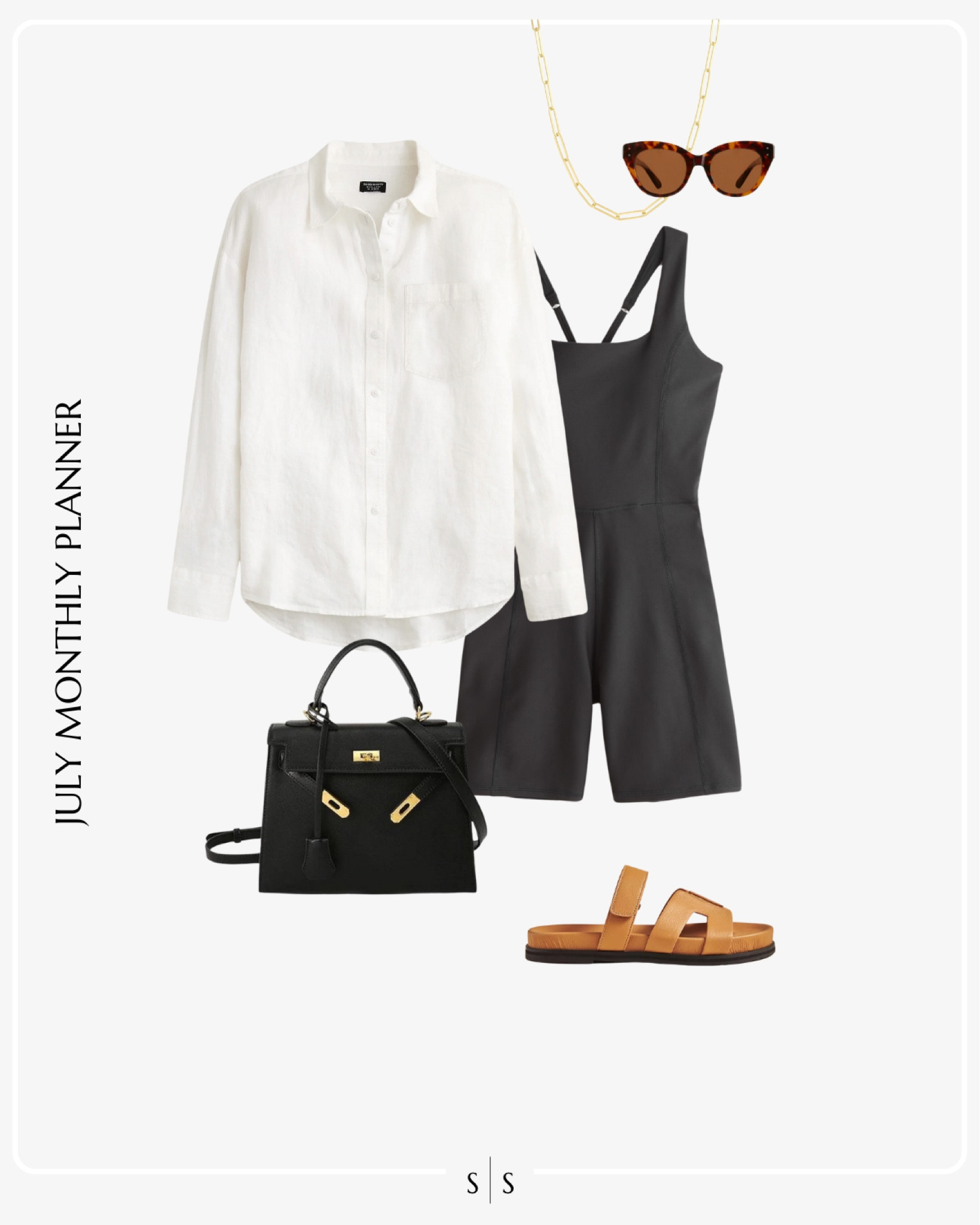 Monthly outfit planner JULY: Summer looks | bike short onesie, button front shirt, Summer accessories, slide sandals 

Weekend wear, Athleisure, activewear, active wear

See the entire calendar on thesarahstories.com ✨ 


#LTKActive #LTKStyleTip