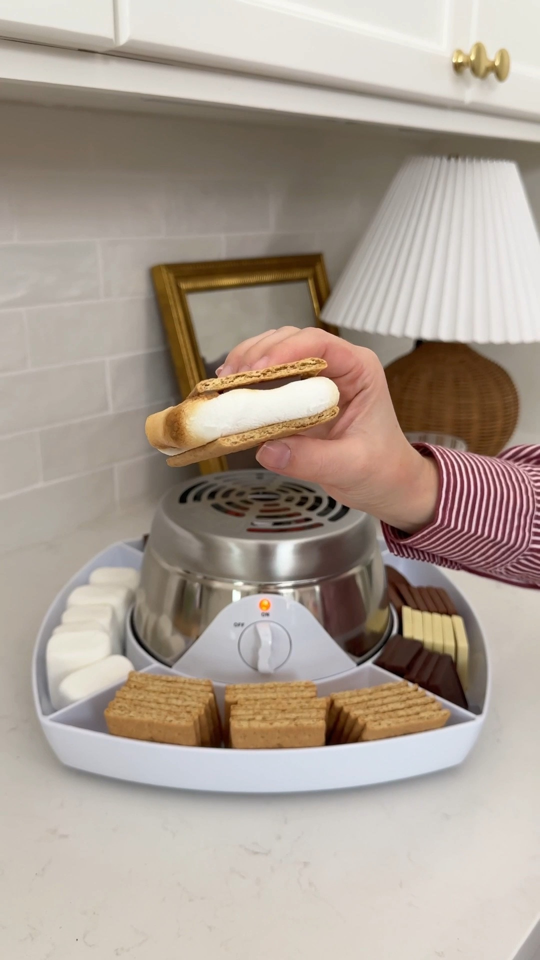 You need this indoor s'mores maker in your life immediately! It's so much fun and works so well — one of those finds that makes for the most perfect cozy night in!

cozy night in, fun kitchen gadget, entertaining idea, family activity, rainy day fun, Amazon finds, unique gift idea, dessert station, date night at home

#LTKfoodie