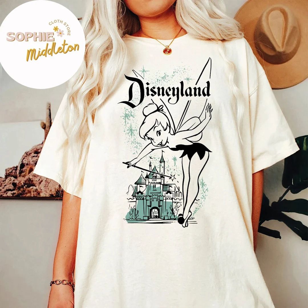 Vintage Disney Tinker Bell Shirt, Disney Peter Pan Shirt, Darling Flight Neverland Shirt, Tinker ... | Etsy (US)