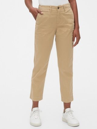 High Rise Straight Khakis | Gap (US)