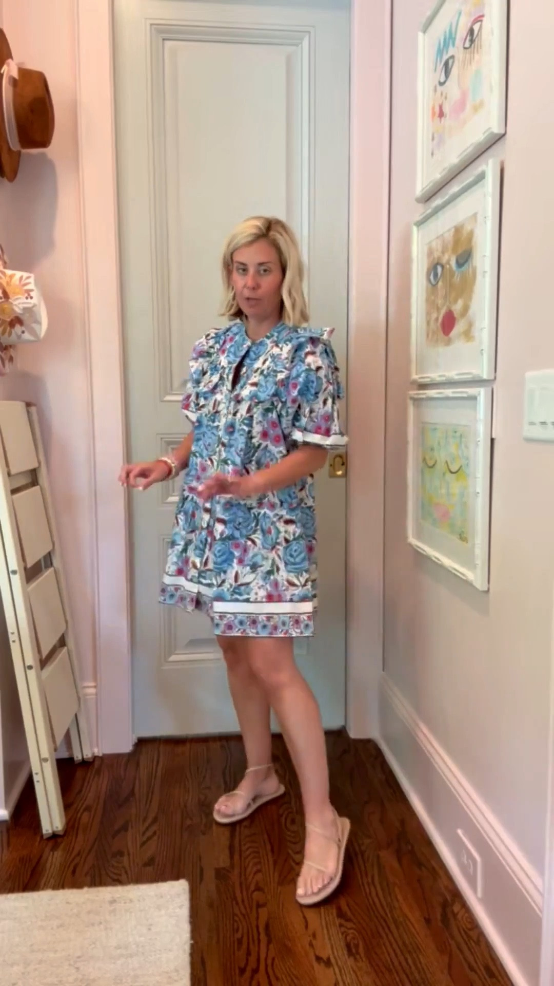 Let’s talk about a throw on and go dress…this is definitely that! Styling this super comfy today, but I’ve shown you this dressed up in heels and booties previously. This is a closet keeper! I’m wearing a small for length 8 sandals. 
*Use my code mixandmatch15 at Cleobella 

#LTKSeasonal #LTKstorytime #LTKOver40