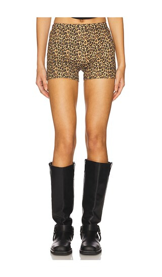 Booty Shorts in Leopard | Revolve Clothing (Global)
