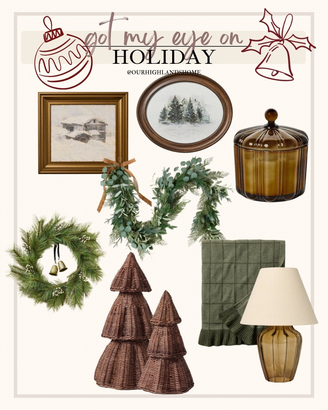 holiday/new releases i have my eye on (already purchased the cabin art and glass lamp) 

#LTKSaleAlert #LTKSeasonal #LTKHome