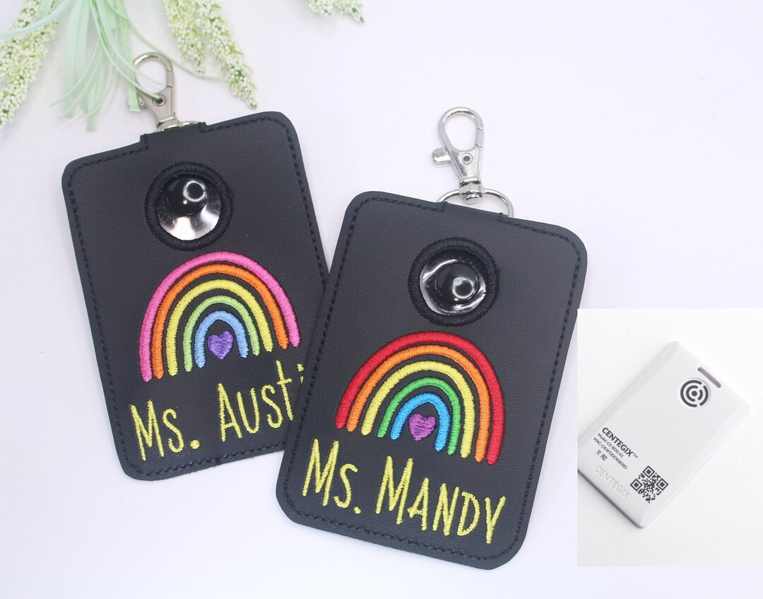 Alarm ID Badge Holder, Alarm Holder Key Ring, Vertical ID Card Case, Lanyard Accessory, Teacher G... | Etsy (US)