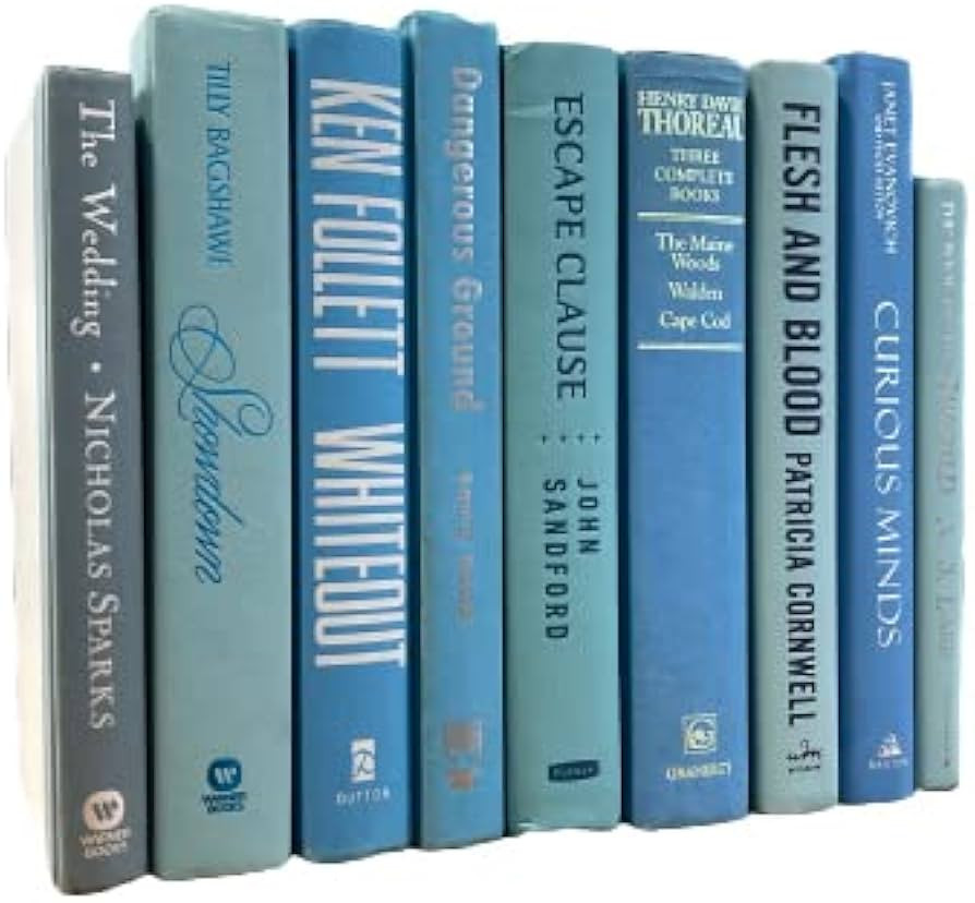 Real Books by Color for Office or Home Decor - Interior Design Wedding Display Photo Prop Staging... | Amazon (US)