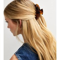 Brown Tortoiseshell Effect Curved Hair Clip New Look | New Look (UK)