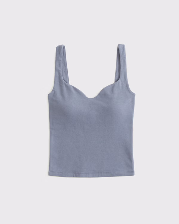 Women's Bra-Free Seamless Sweetheart Tank | Women's Tops | Abercrombie.com | Abercrombie & Fitch (US)