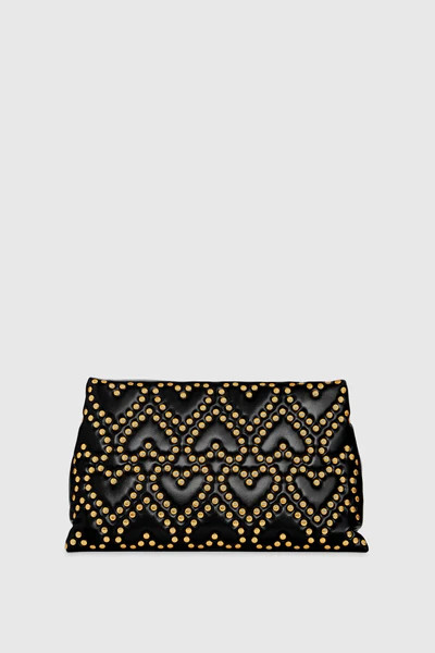 Heart Stud Quilt Pillow Clutch | Rebecca Minkoff