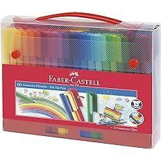Faber-Castell 155560 Felt-Tip Pen Connector in Case 60 Pieces | Amazon (US)
