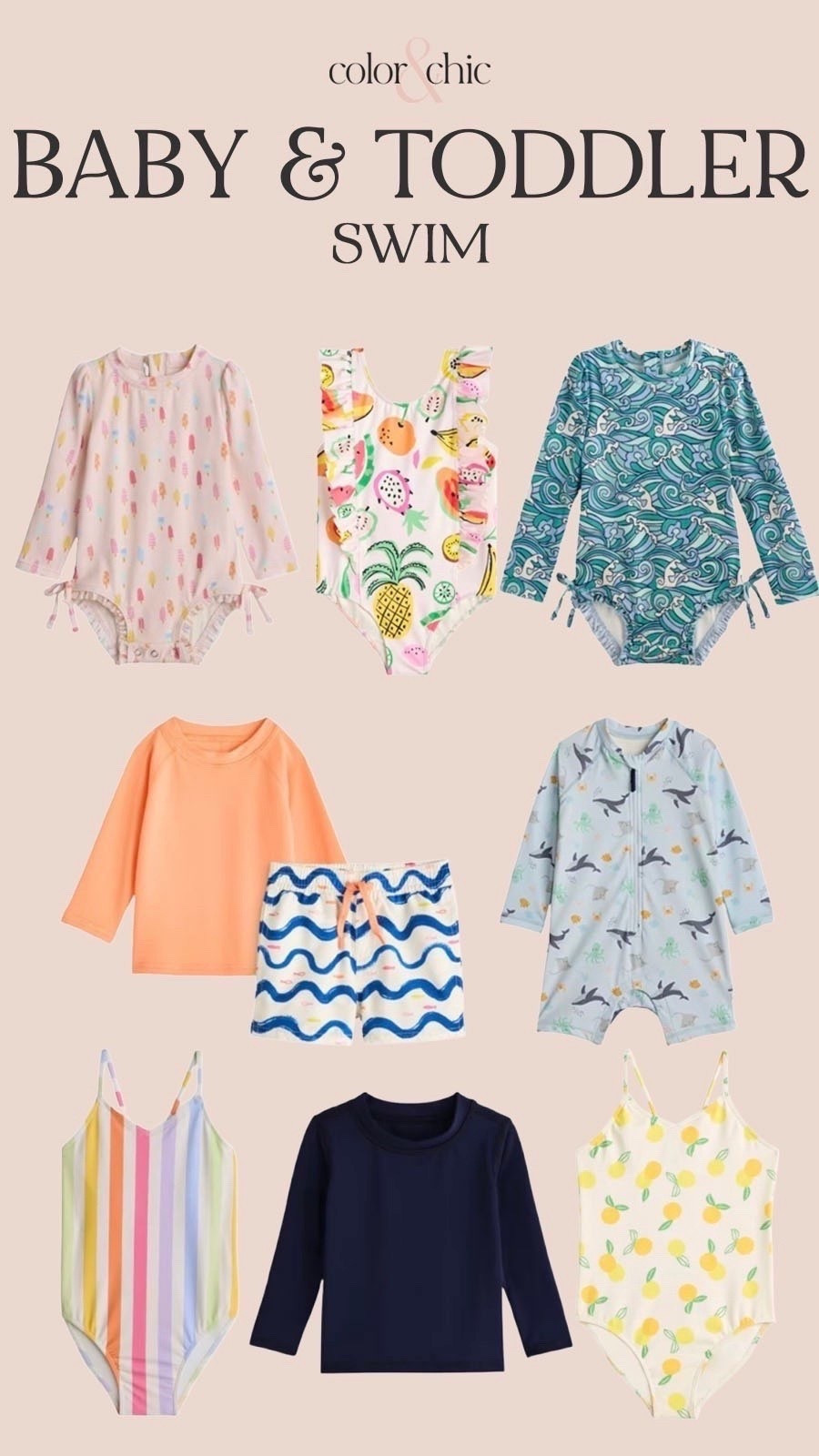 Baby and toddler swim that I adore for my girls from @quince! Such fun prints and styles for the spring and summer. Available in newborn sizes up to 5T. Perfect for vacations, too!
#

#LTKKids #LTKSwim #LTKBaby