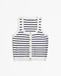 LuxeLoft Button-Up Sweater Vest | Abercrombie & Fitch (US)