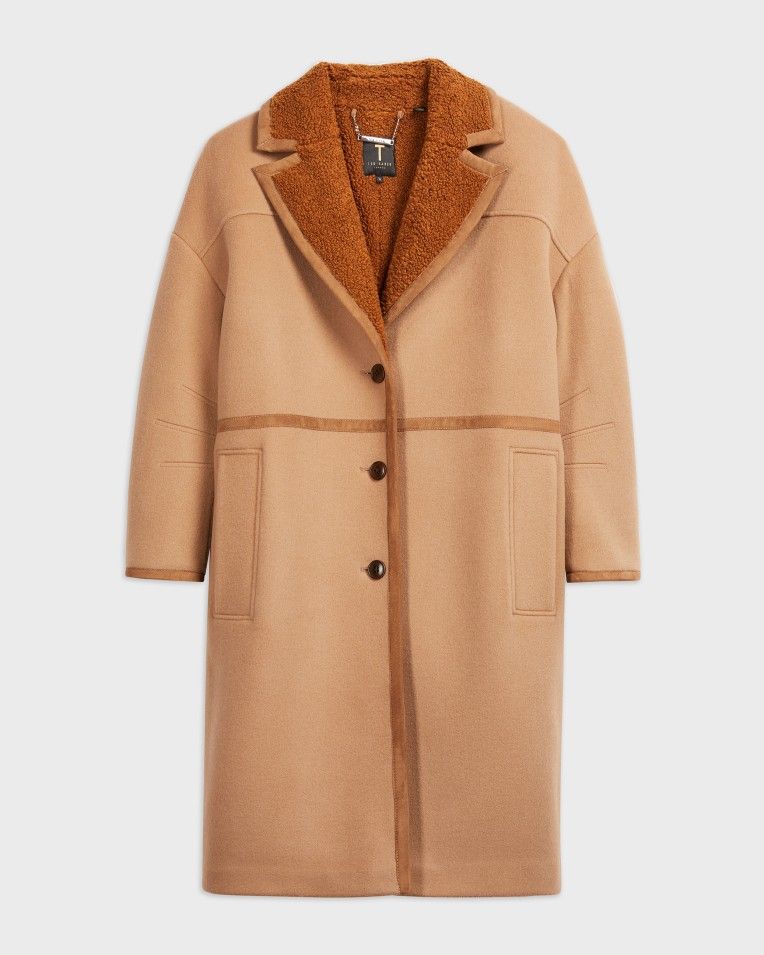 Oversized Wool Cocoon Coat | Ted Baker (US)