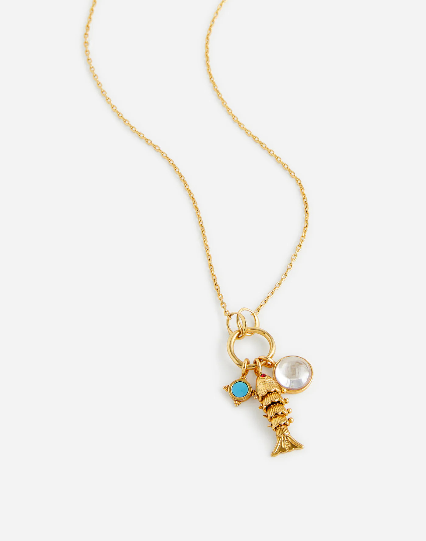 Fish Charm Necklace | Madewell