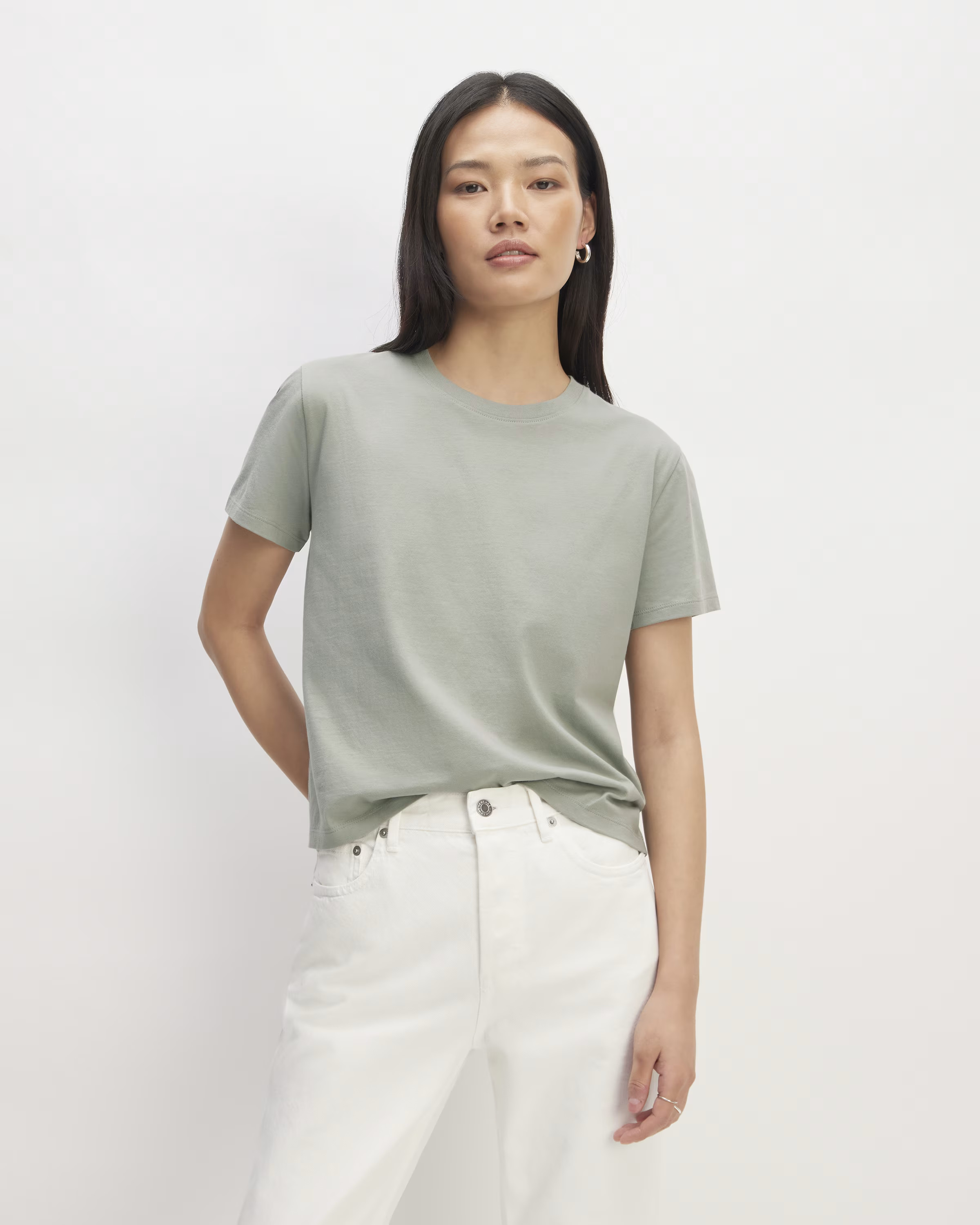 The Organic Cotton Box-Cut Tee | Everlane