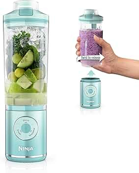 Ninja Blast Max, Portable Blender + Twist & Go, Personal Smoothie, Blend, Ice Crush, 3 Programs, ... | Amazon (US)