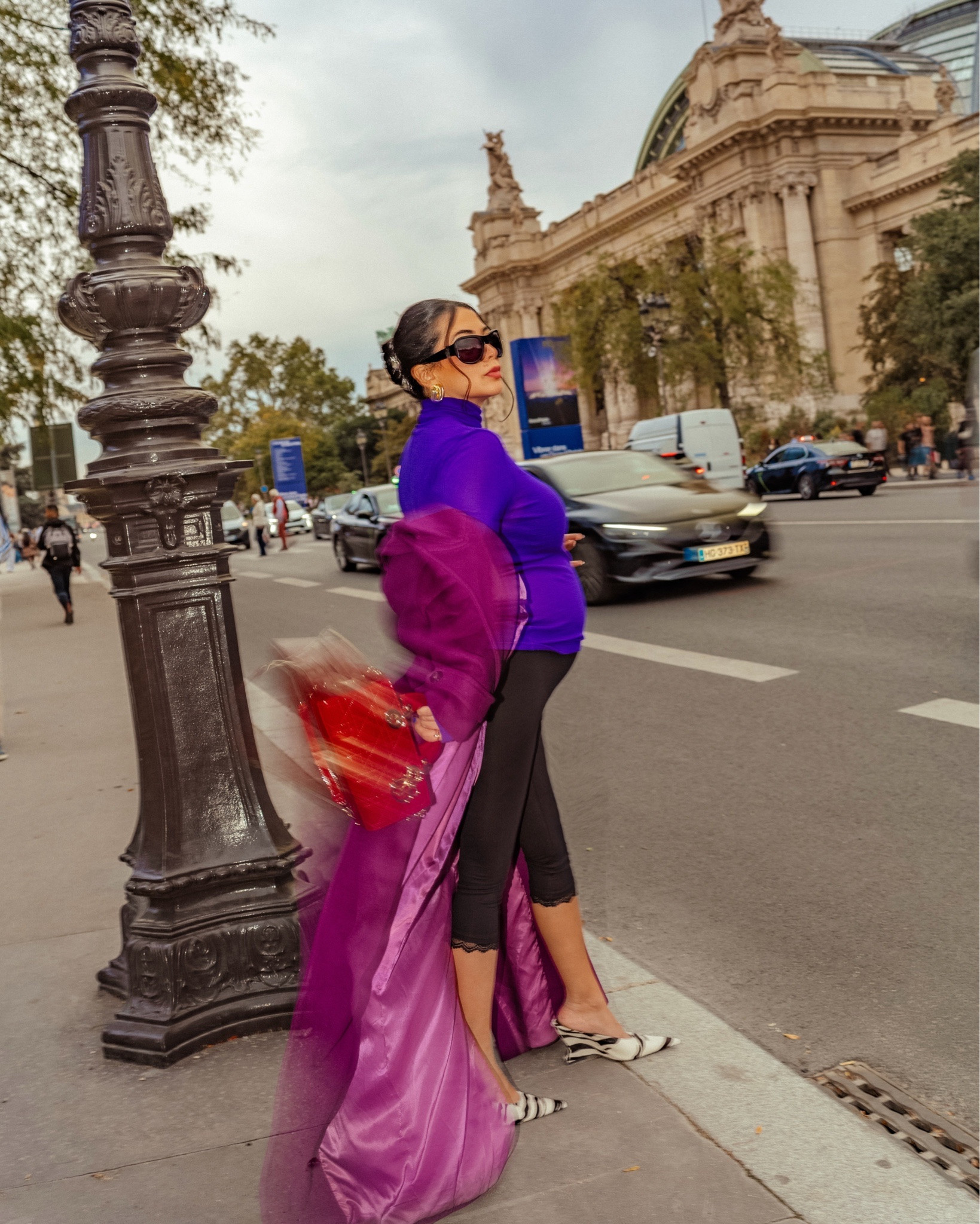 Paris je t’aime 💜
———
pfw, fall outfit, paris outfits, bump style