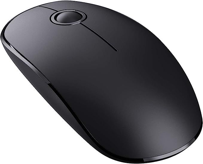 VicTsing Wireless Mouse, 2.4G Slim Noiseless Mouse with USB Receiver, High Accuracy Ergonomic Cor... | Amazon (US)