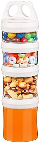 BeneLabel Snack Jars 4-Piece Twist Lock Stackable Containers Travel, Formula Travel Container for... | Amazon (US)