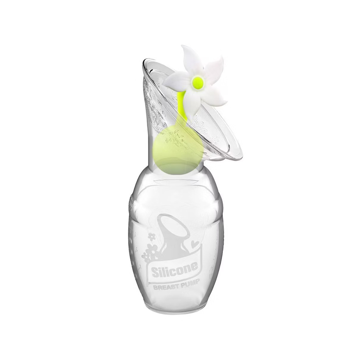 Haakaa Breast Pump without Suction Base and White Flower Stopper - 4oz | Target
