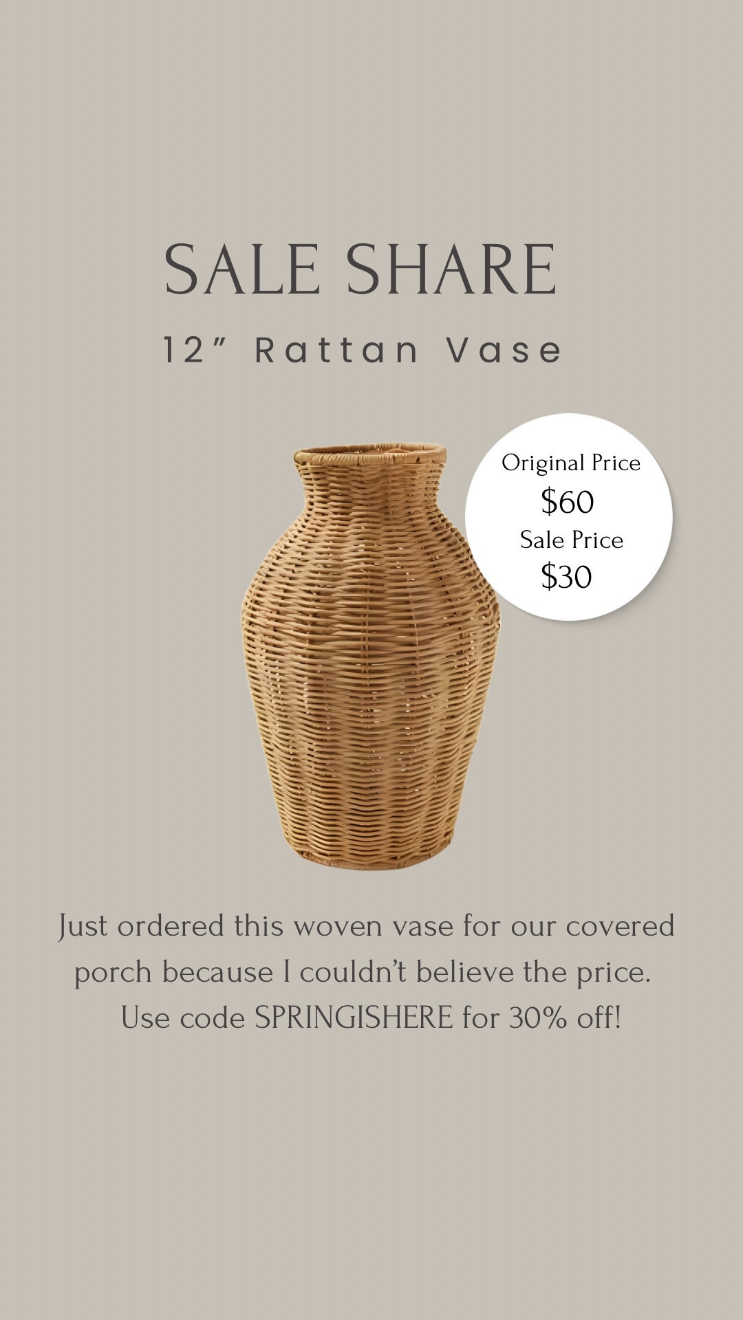 Just snagged this beauty at 50% off with code SPRINGISHERE!

#LTKSaleAlert #LTKHome