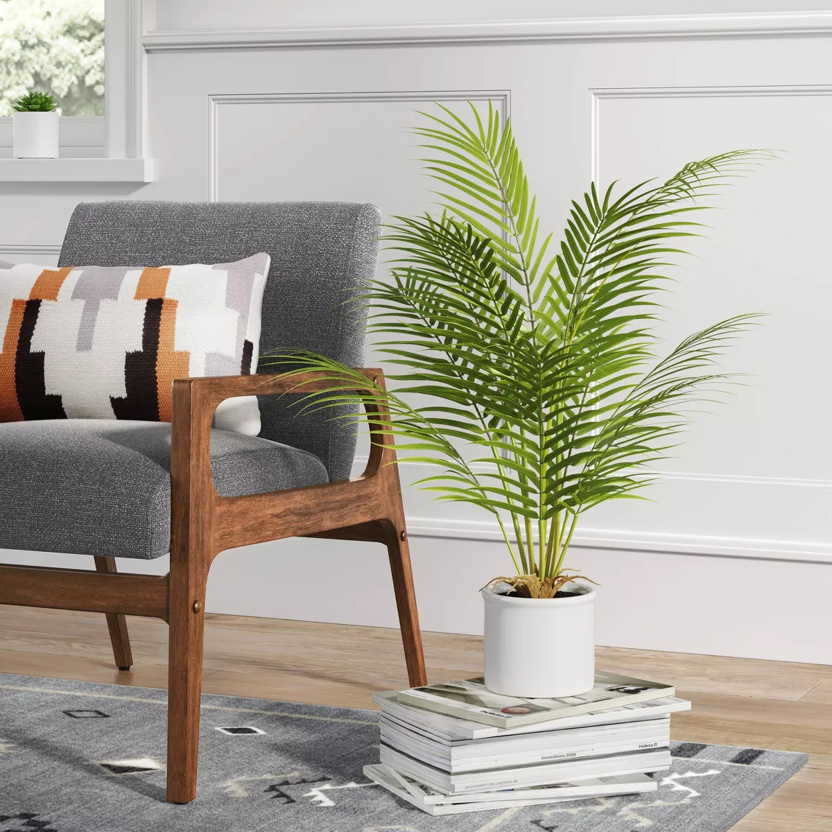 28" x 24" Artificial Palm Plant Arrangement in Pot - Threshold™ | Target