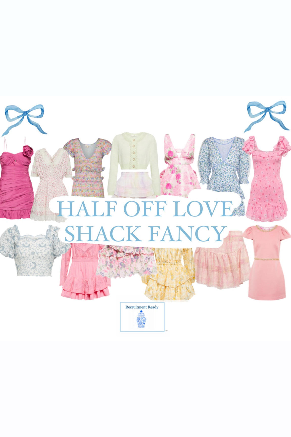 HALF OFF! So many cute rush dresses and skirts!!!!! 🎀🎀🎀🎀🩵🩵🩵🩵🩵🩵🩵