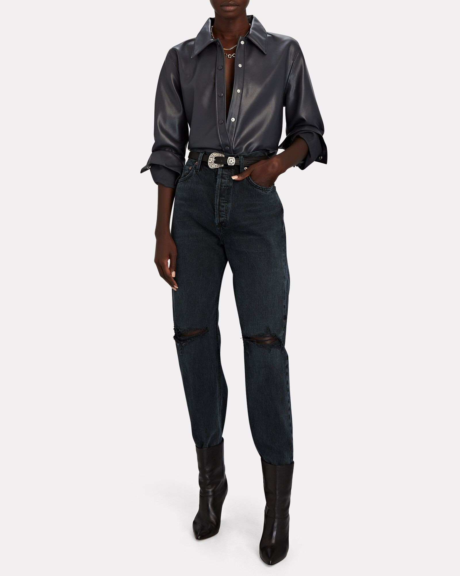 90s Pinch Waist Jeans | INTERMIX