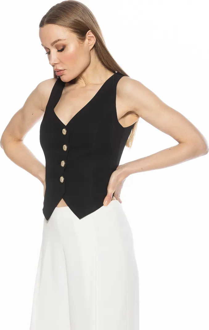 Alexia Admor Liliana Button Front Vest | Nordstromrack | Nordstrom Rack