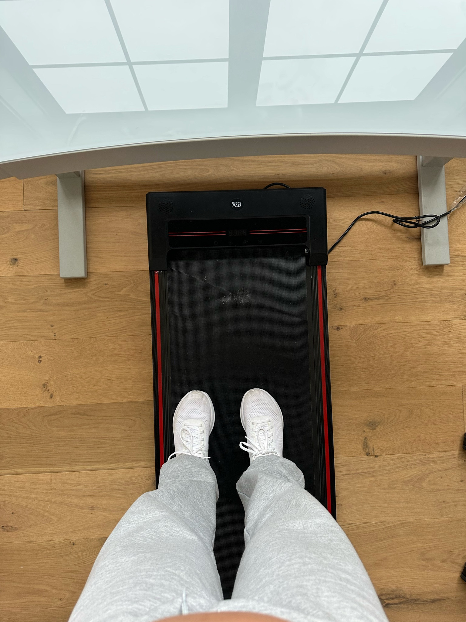 This is the walking pad I have! Works great, not too loud, and $40 off coupon right now!! 