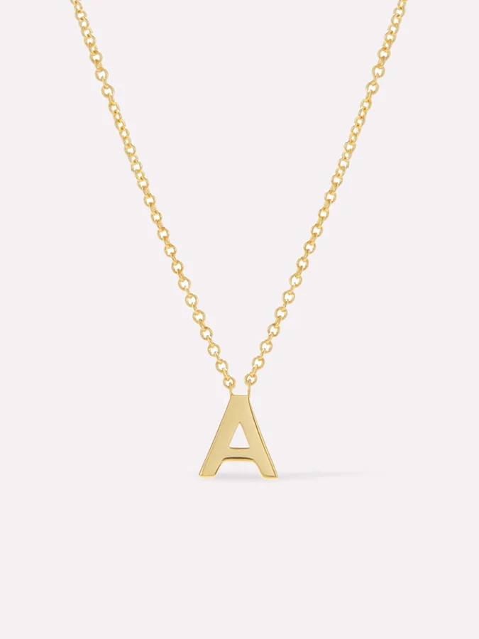 Gold Initial Necklace - Letter Necklace | Ana Luisa