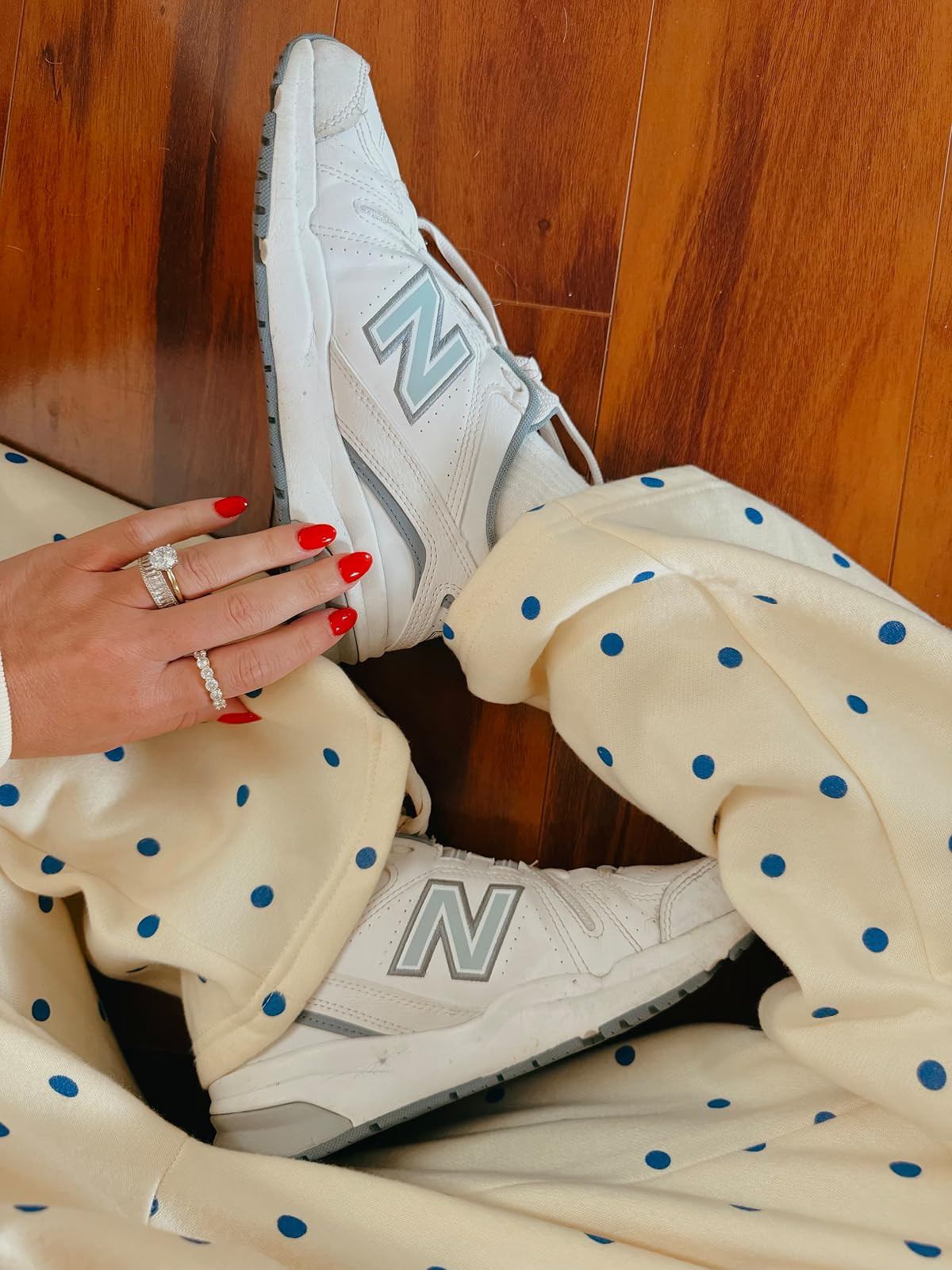 calbatic Polka Dot Sweatshirt and Sweatpants Lounge Set for Women | Spot Print Sweatsuits, Fleece... | Amazon (US)