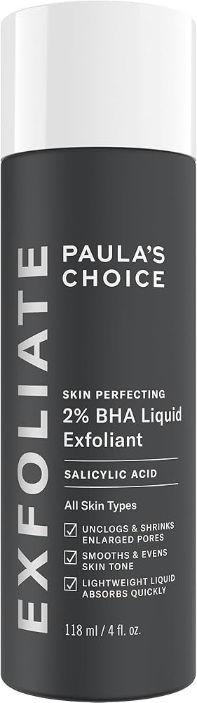 Paula's Choice SKIN PERFECTING 2% BHA Liquid Exfoliant with Salicylic Acid, Facial Polish for Enl... | Amazon (US)