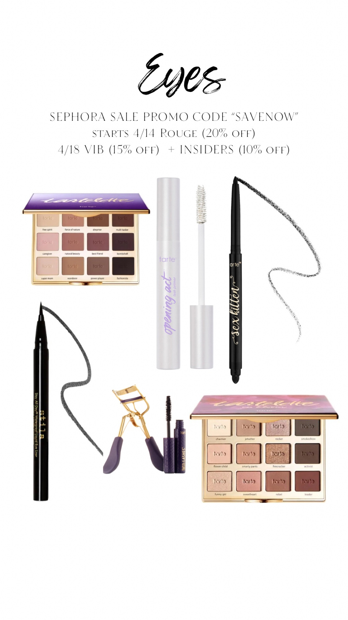 My eyemakeup must-haves! I own all of these.

#LTKBeautySale #LTKbeauty #LTKFind