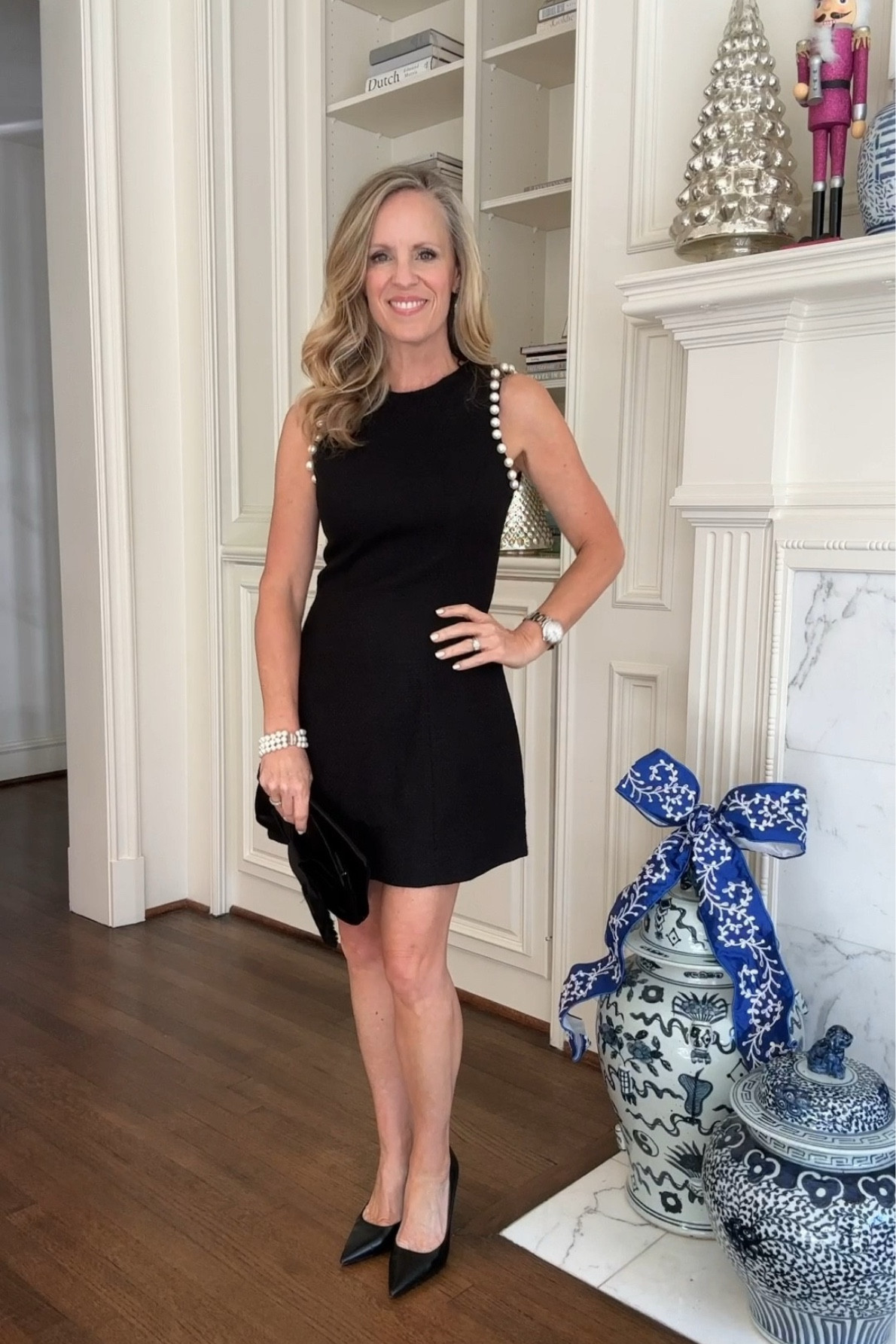 
I’ve linked all of my favorite holidays styles and gifts on Aliciawoodlifestyle.com 
Including this black tweed shift dress with pearl shoulder details, red, metallic, Lemay, mini dress, with ruffle sleeves, black and white toile long sleeved mini dress and cashmere V-neck sweater with long, black, sequin skirt, and more!

#LTKHoliday #LTKCyberWeek #LTKGiftGuide

#LTKOver40 #LTKHoliday #LTKStyleTip