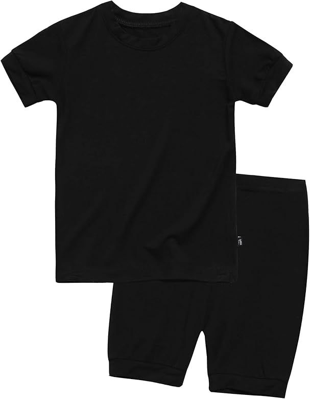 VAENAIT BABY Viscose 12M~12Y Toddler Kids Girls Boys Short Soft Shirring Cool Pjs Sleepwear Pajamas  | Amazon (US)