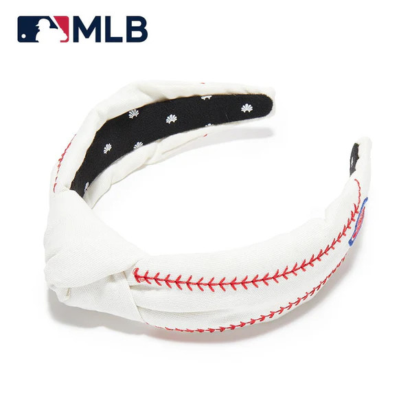 CHICAGO CUBS LELE SADOUGHI / MLB IVORY EMBROIDERED KNOTTED HEADBAND | LELE SADOUGHI