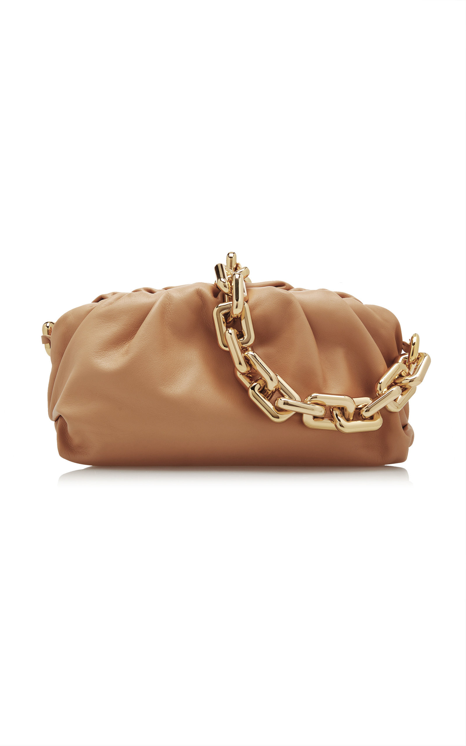 Bottega Veneta The Chain Pouch Leather Clutch - Moda Operandi | Moda Operandi (Global)