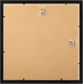 Amazon.com - eletecpro 12x12 Picture Frames Set of 9 Classic Gallery Wall Frame Set Displays 8x8 ... | Amazon (US)
