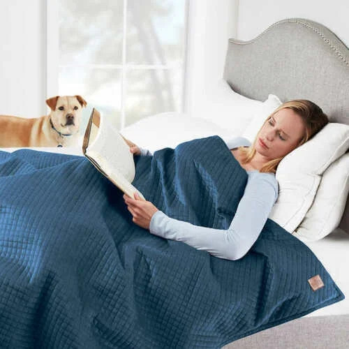 NEW Pendleton Weighted Blanket 48*72 Therapeutic 400 Cotton Fabric 15 LB, Blue | Walmart (US)