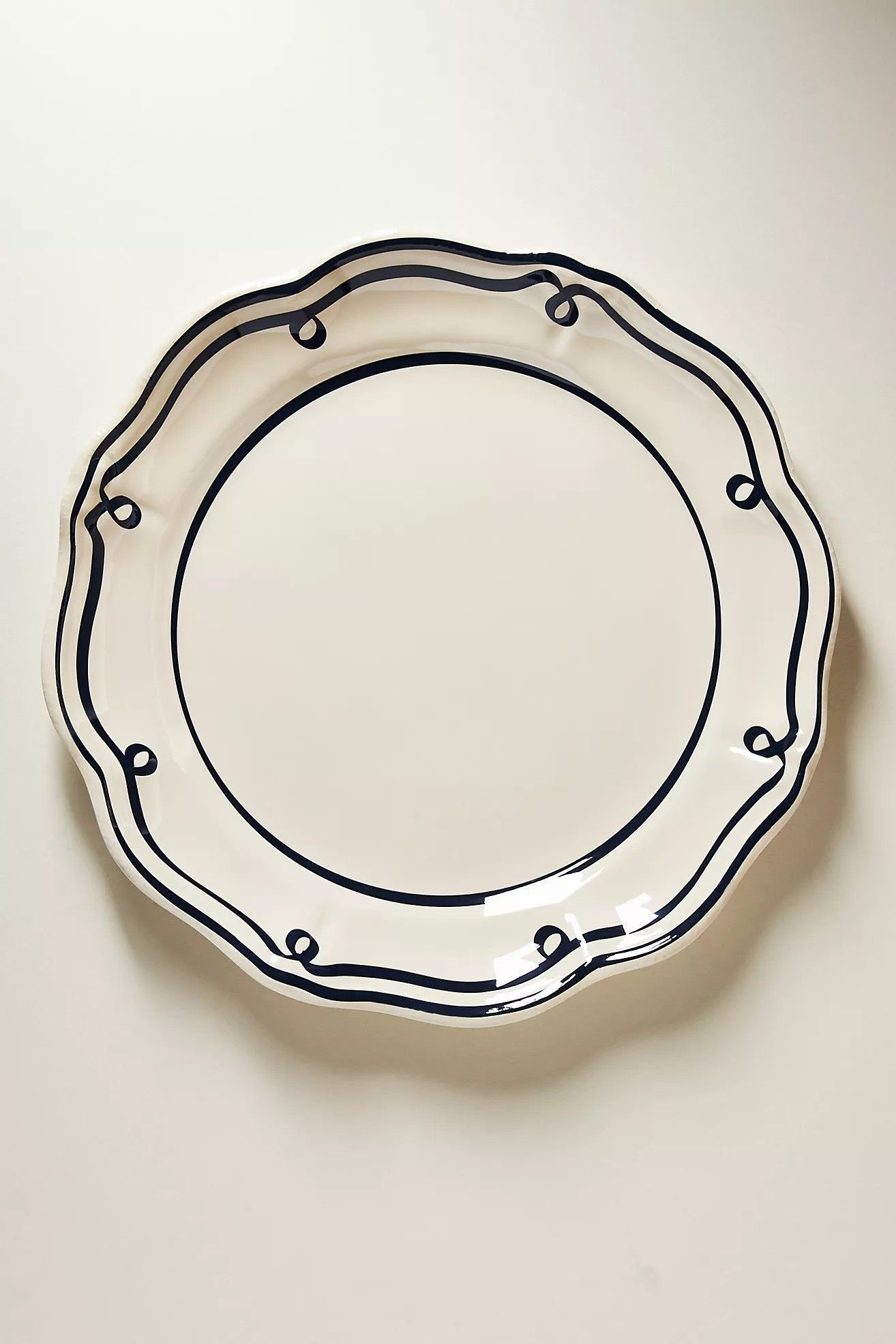 Twirl Melamine Dinner Plates, Set of 4 | Anthropologie (US)