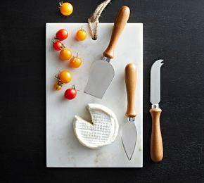 Marble Cheese Board And Knife | Pottery Barn CA