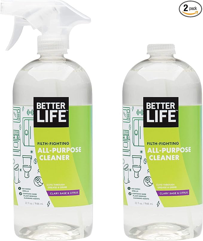 Better Life All Purpose Cleaner - Multipurpose Home and Kitchen Cleaning Spray for Glass, Counter... | Amazon (US)