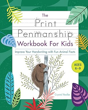 The Print Penmanship Workbook for Kids: Improve Your Handwriting with Fun Animal Facts      Paper... | Amazon (US)